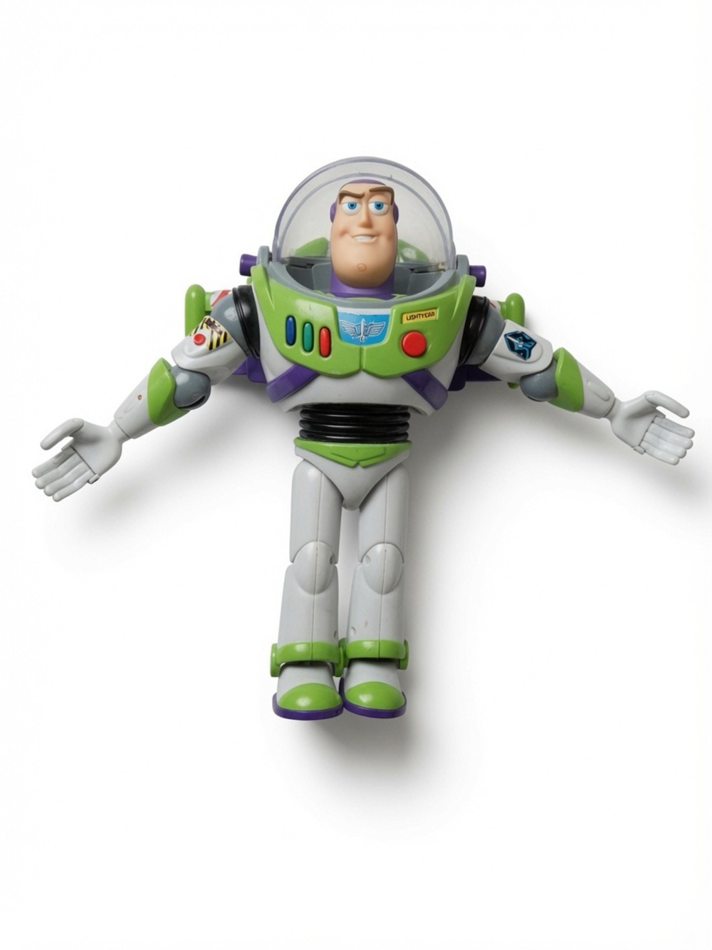 Vintage Disney Thinkway Toy Buzz Lightyear Action Figure